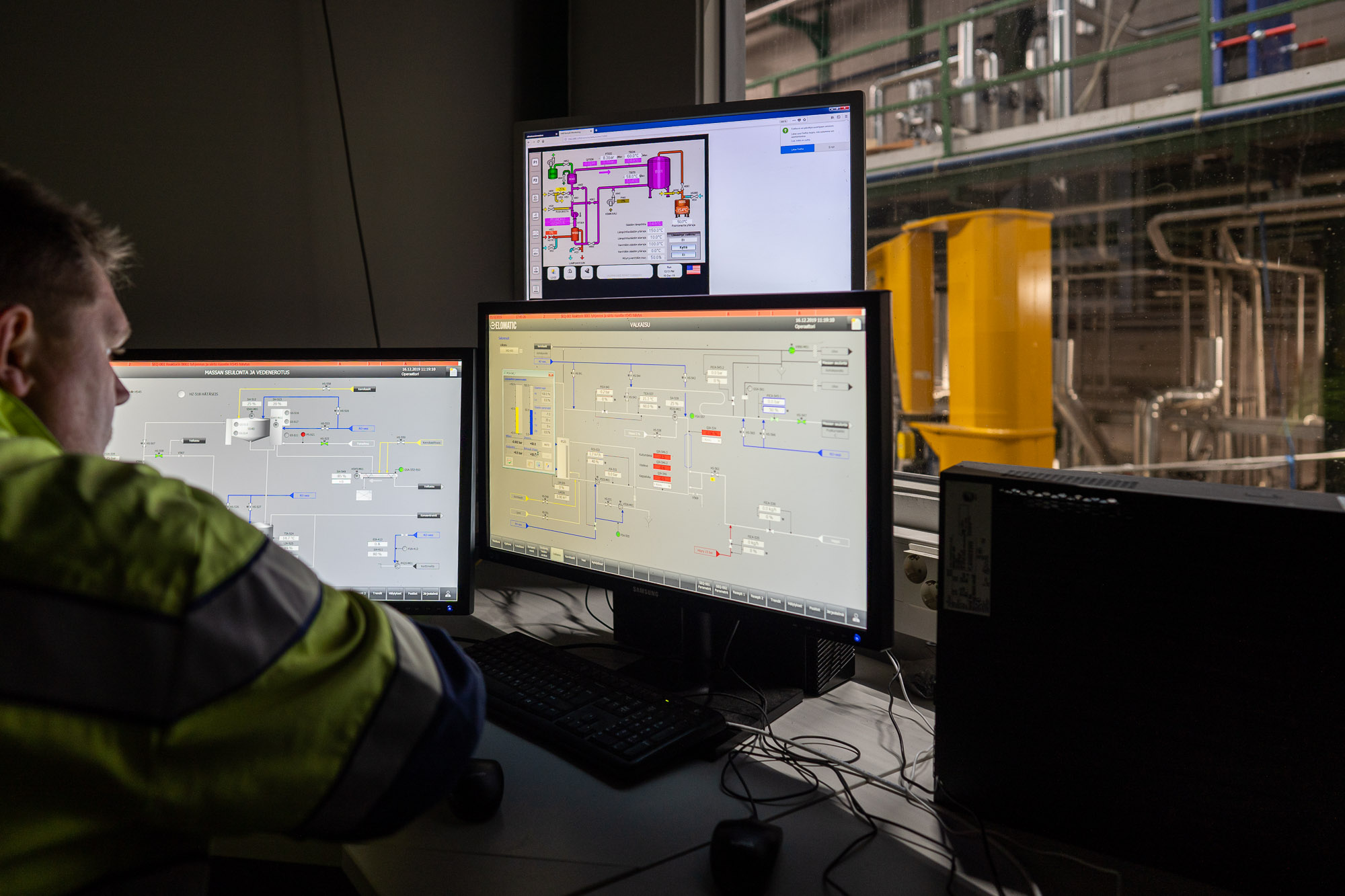 CH-Bioforce Control Room in Pilot facility